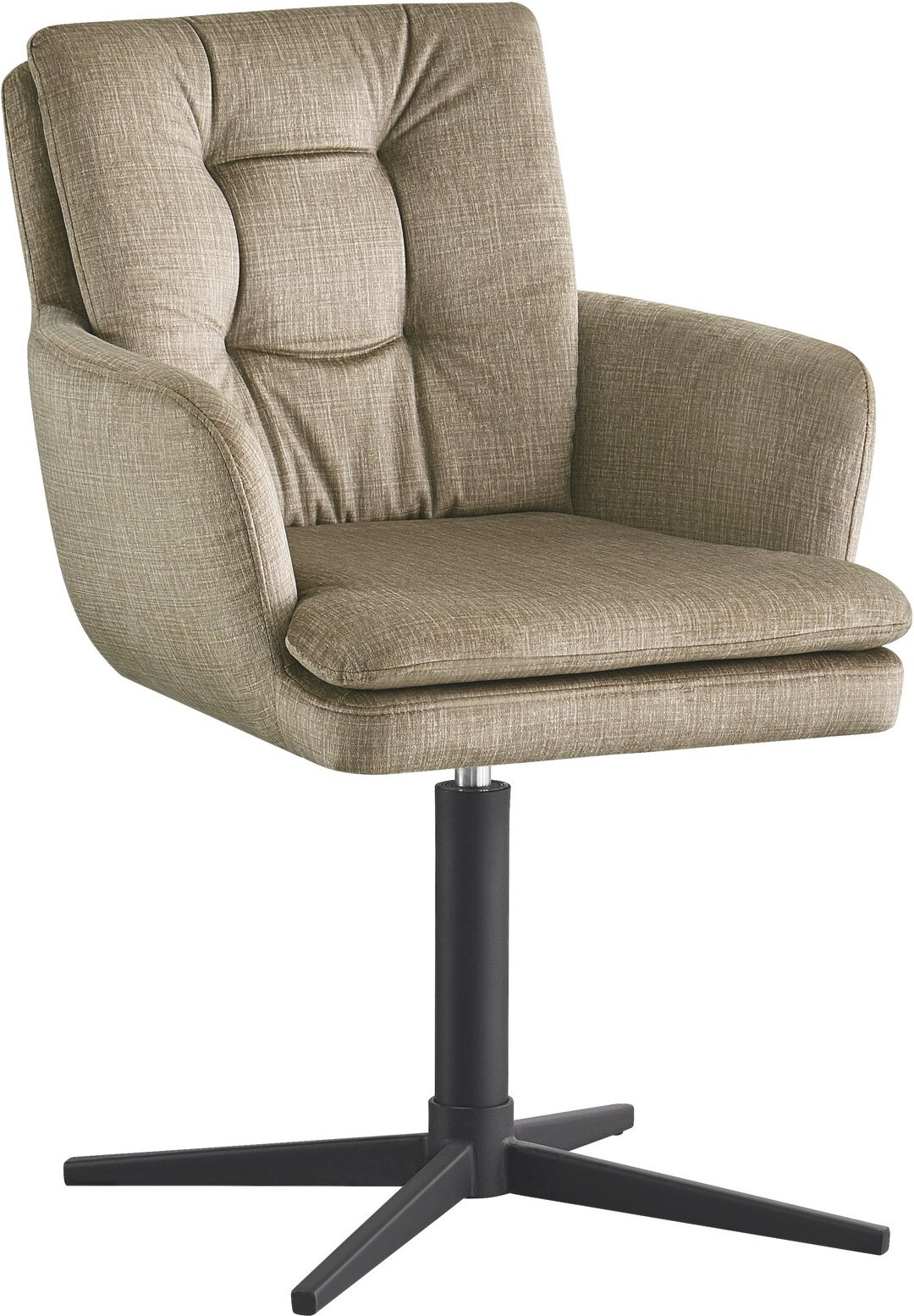 Novel Armlehnstuhl INGO, taupe, Stoff