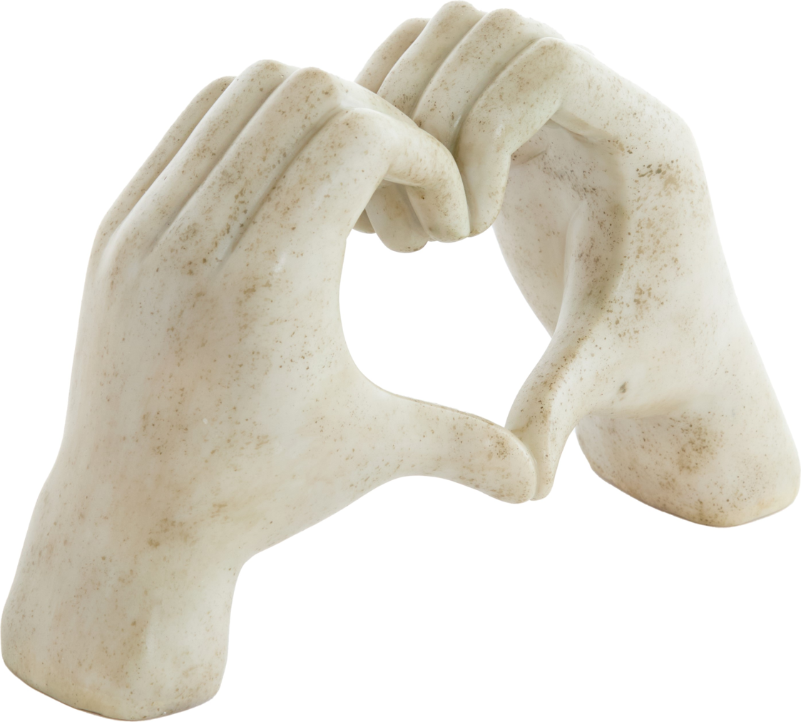 Light&Living Ornament HANDS 15cm, Harz