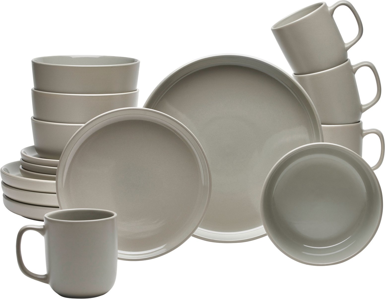 Van Well Kombiservice 16-tlg. LINZ, Steingut