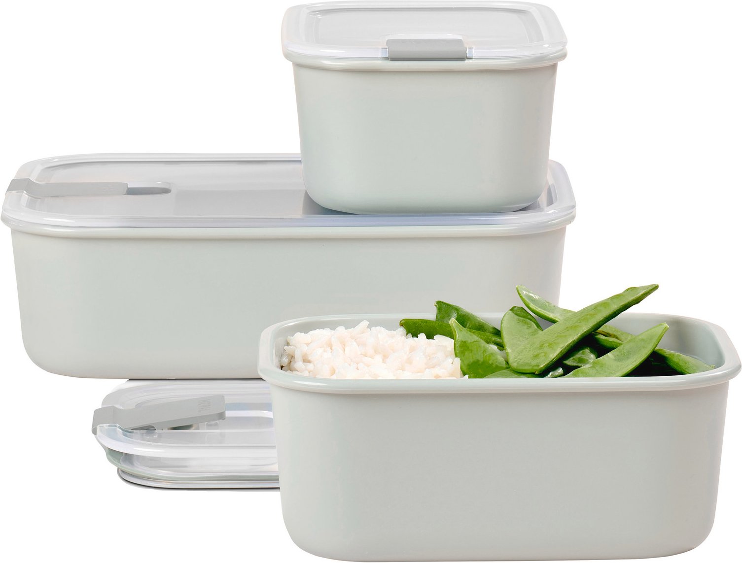 Mepal Frischhaltedosen 3-tlg. EASYCLIP, Polyproplyen