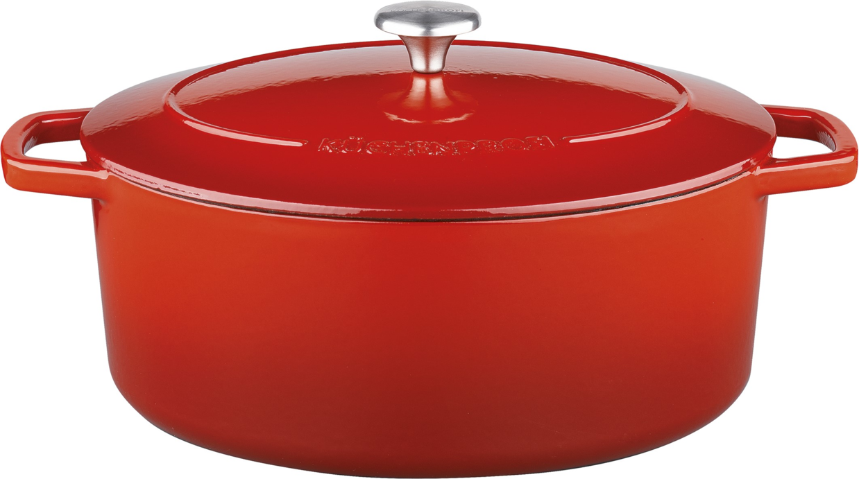 KÜCHENPROFI Guss-Bräter oval 33 cm BRETAGNE, Gusseisen