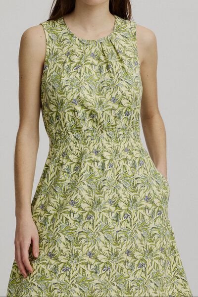 TRANQUILLO Tailliertes Jersey-Kleid aus Biobaumwolle (S25E06)