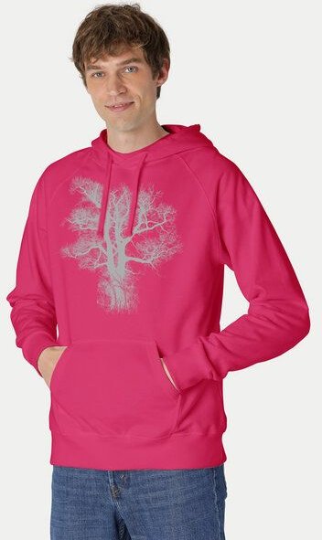 Peaces.bio - handbedruckte Biomode Bio-Herren-Kapuzensweater Chestnut