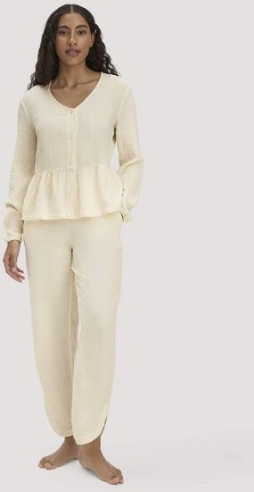 hessnatur Musselin Schlafhose Regular PURE SENSE aus reiner Bio-Baumwolle