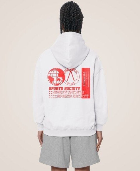 Athleez LEGACY - Heavy Oversized Hoodie - 100% Bio-Baumwolle