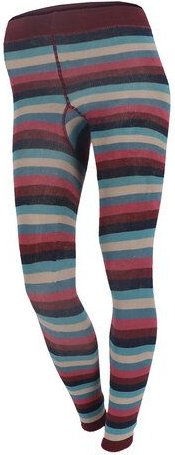 grödo Damen Leggings 6-farbig geringelt Bio Baumwolle Elasthan