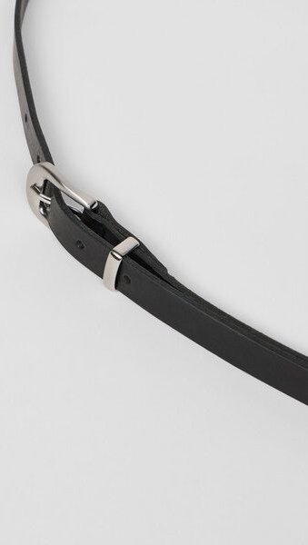 LANIUS Dünner Gürtel aus vegetabil gegerbtem Leder