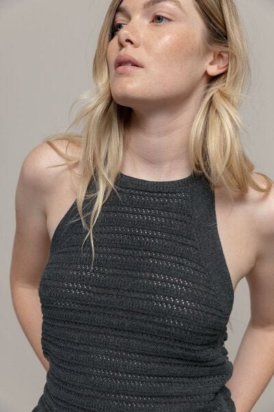 Rifò - Circular Fashion Made in Italy Nilla, Stricktop aus recycelter Baumwolle