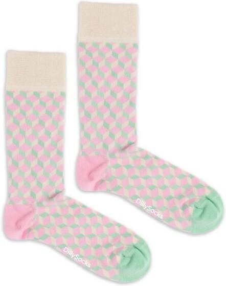 DillySocks Socken Candy Dice aus Biobaumwoll-Mix