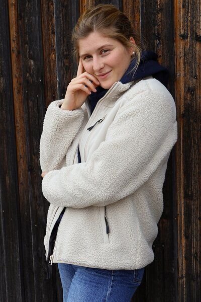 Kultgut ProEarth- New Recycling Generation - Kuschelige Sherpa Fleecejacke / With Love