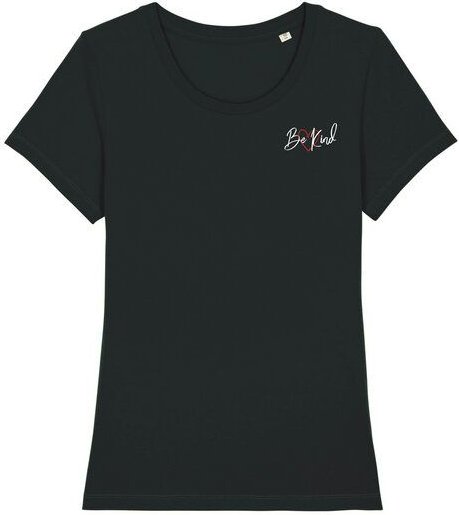 Bio Damen Rundhals T-Shirt Amorous "Be kind" von Human Family