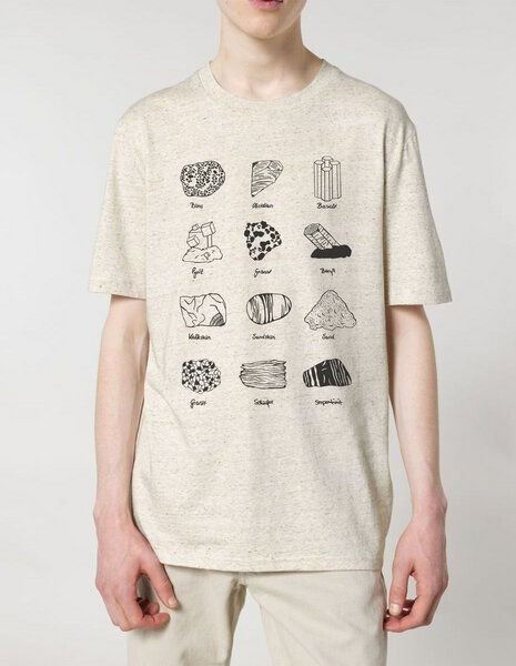 Thumbnail - Unipolar Geologie T-Shirt | Gesteinsarten