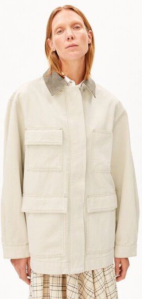 Thumbnail - ARMEDANGELS WORKWEAR CANVAS Damen Overshirt aus Bio-Baumwolle
