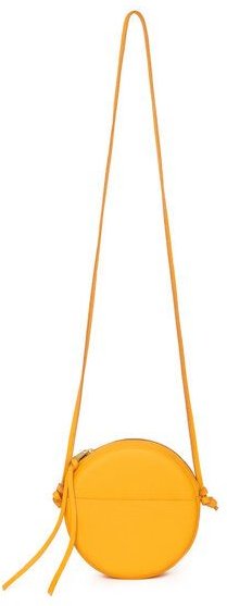 Kleine Runde Schultertasche MONA aus Leder von ElektroPulli