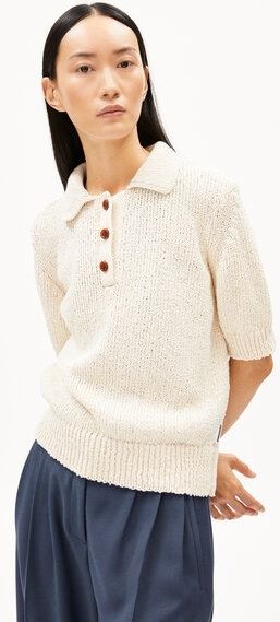 Thumbnail - ARMEDANGELS AANYA Damen Strickshirt aus Bio-Baumwoll Mix