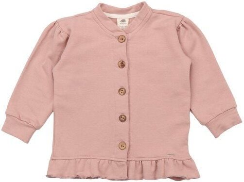 Walkiddy Bio-Baumwolle Frill Jacke Cat Pink - Mädchen Modische & Nachhaltige Outwear – GOTS zertifiziert