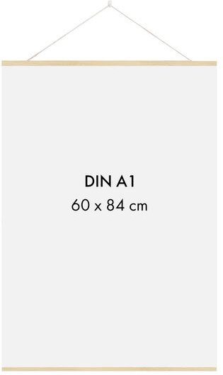 Sprintis Posterleiste Holz 60 cm (DIN A1, DIN A2)