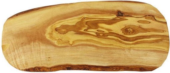 Mitienda Shop Schneidebrett D aus Olivenholz, Holzbrett 40cm