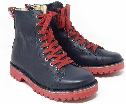 Thumbnail - Grünbein Shoes Schnürboots Noa II lose Einlage blau