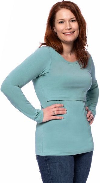 Milchshake 103 BASIC Umstands- und Stillshirt langarm aus Bio-Baumwolle