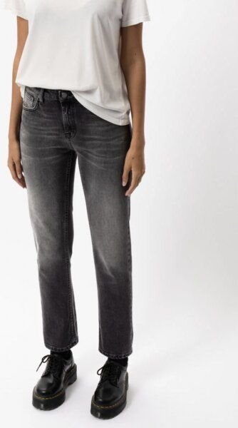 Nudie Jeans Damen Jeans - Straight Sally - aus einem Baumwolle/Elasthan Mix