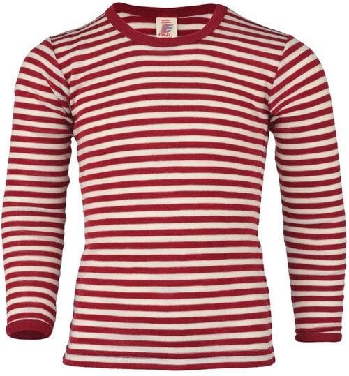 Engel natur Kinder Unterhemd Langarm Schurwolle kbT