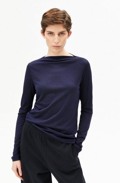 ARMEDANGELS BOAT NECK Damen Longsleeve aus TENCEL Lyocell Mix