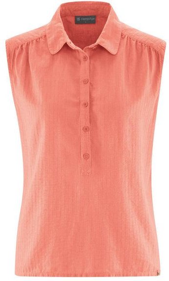 HempAge Ärmellose Bluse Hanf/Biobaumwolle
