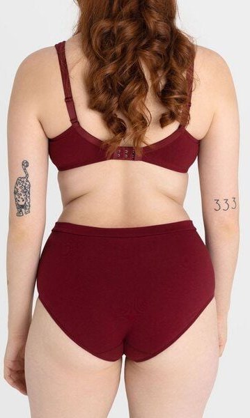 erlich textil Josepha Taillenslip mit Spitze aus Bio-Baumwolle, made in Europe