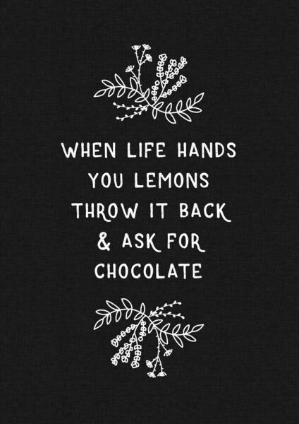 Photocircle Wandbild / Kunstdruck / Poster / Leinwand - When Life Hands You Lemons