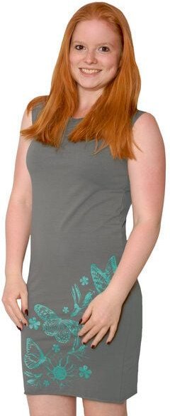 HANDGEDRUCKT "Frühlingsboten" Bio-Kleidchen