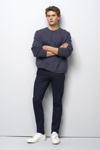 M 5 BY MEYER Sportliche Chino in Micro Struktur