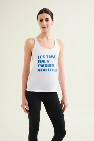 Wellicious Racer Tank with Print