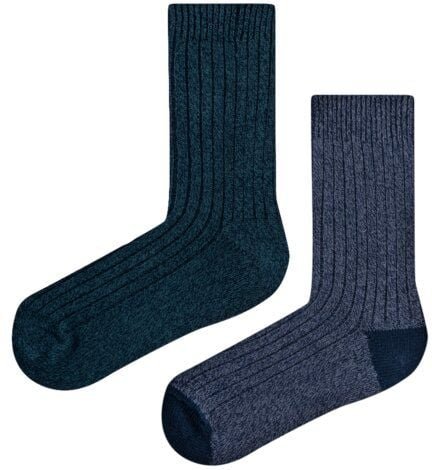 Natural Vibes Warme Socken | Bio GOTS | 2 Pack | Herren Damen Socken