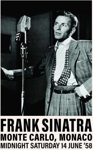 Photocircle Poster / Leinwandbild - Frank Sinatra in Monte Carlo