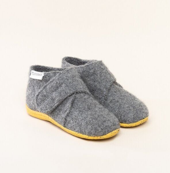 Gottstein Kinder-Hausschuh Alpine Racer RU für Jungen & Mädchen aus 100% Schurwolle