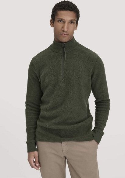 hessnatur Fleece Troyer Relaxed aus reiner Bio-Baumwolle