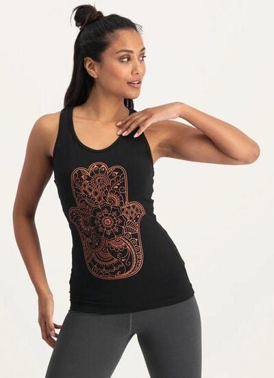 Urban Goddess Hamsa Core Yoga Tank Top