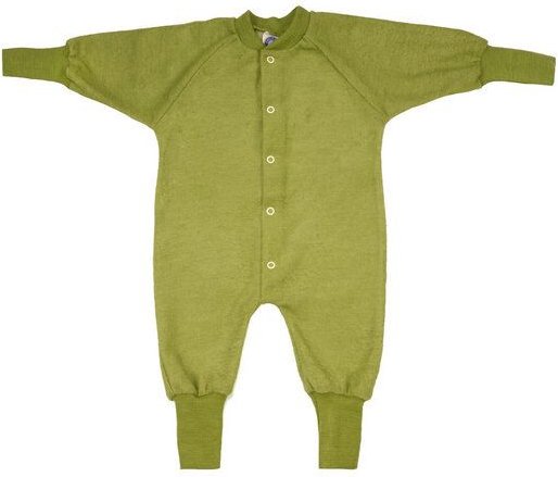 Cosilana Baby Schlafanzug 1-tlg ohne Fuss Woll-Frottee