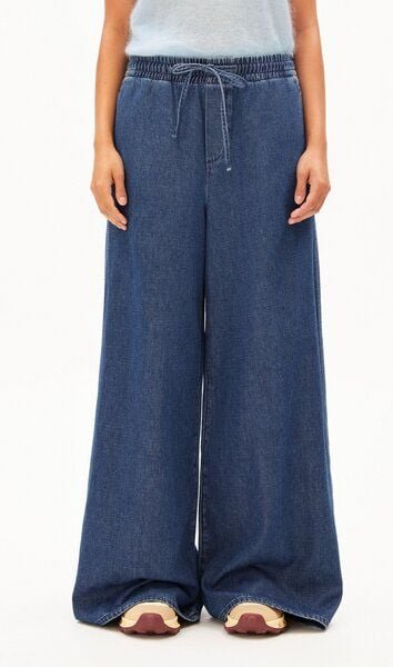 ARMEDANGELS KELAANI DENIM Damen Stoffhose aus Bio-Baumwoll-Mix