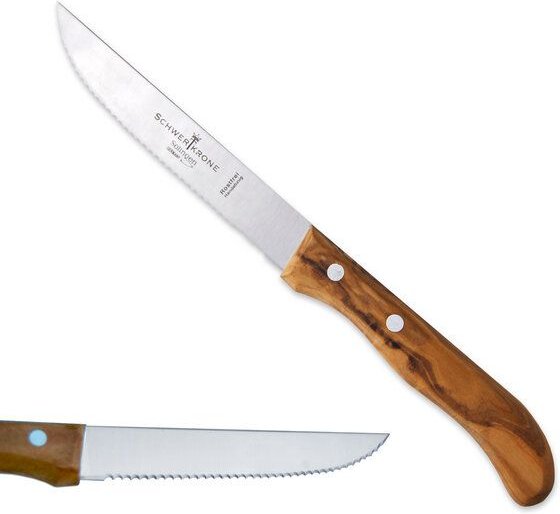 Thumbnail - Olivenholz erleben Gemüse- /Tomatenmesser mit Olivenholzgriff