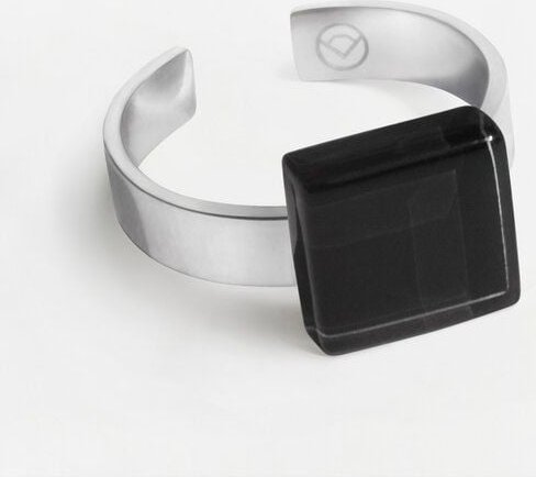 ALEXASCHA Geometrischer Ring aus Glas, mini | PUREFORM