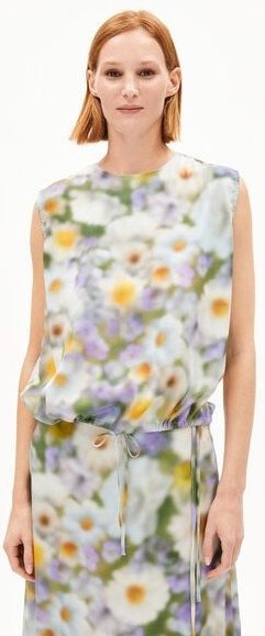 ARMEDANGELS NERAA GREEN GARDEN - Damen Top aus TENCEL Lyocell Mix