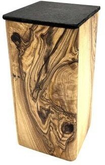 Olivenholz erleben Urne CUBUS für Tiere aus Olivenholz bis ca. 15 kg Lebendgewicht