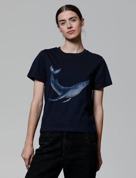 watapparel T-Shirt Frauen Wal