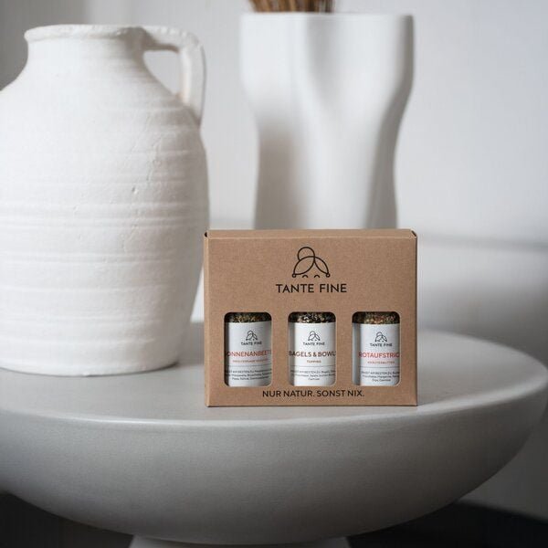 Thumbnail - Tante Fine Bio Gewürze Set FINES BOWL BUDDY * Herzhafte Bio-Topping-Box