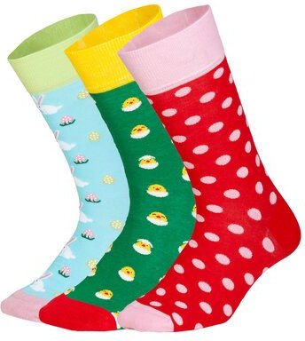 DillySocks Socken „Hoppy Days (3er Box)“