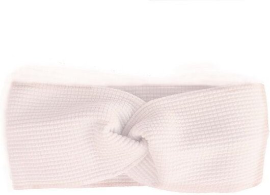 körber mode Stirnband Twist ecru strukturiert Bio Baumwolle handmade