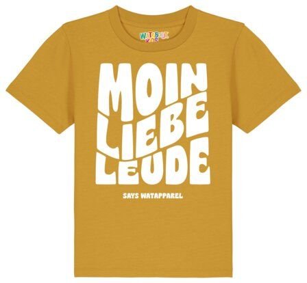 watabout.kids T-Shirt Kinder Moin liebe Leude