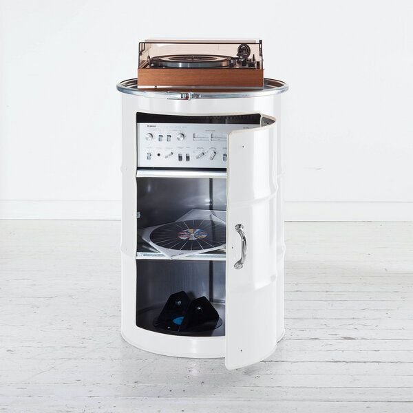 Lockengelöt Der HiFi-Schrank aus einem Hamburger Ölfass - made in Hamburg